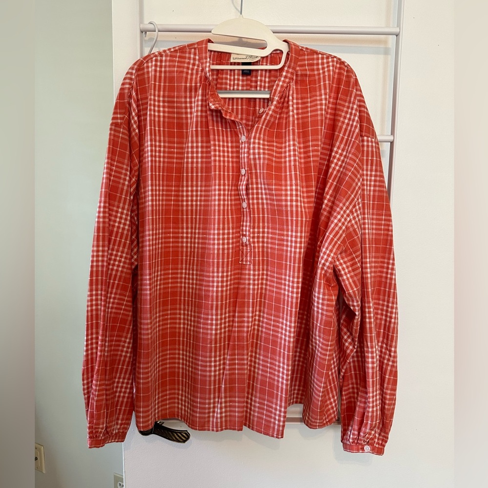 Universal Thread plaid blouse